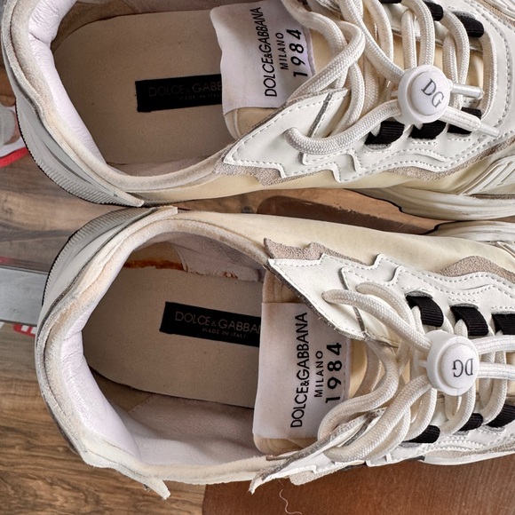 Dolce Gabbana white and blue Sneakers - Picture 5 of 5